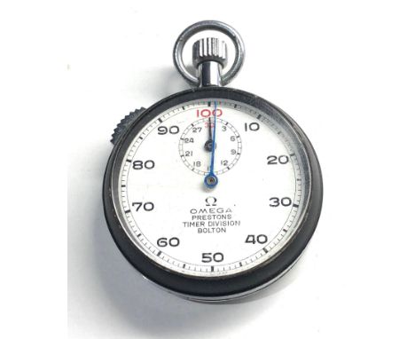 Omega stop watch Prestons timer division bolton 