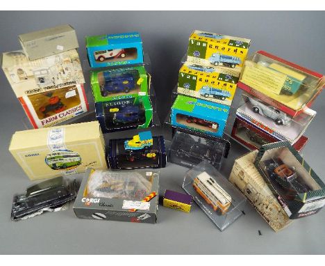 Corgi, Matchbox, ERTL - 22 boxed diecast model motor vehicles to include Matchbox, Corgi, Dinky, Eligor, Van guards and other