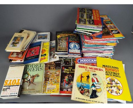 A large quantity of Toy Collecting, Model Railway, Railway, Meccano literature, Antique and similarly related books, magazine