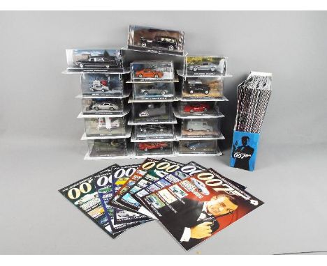 GE Fabbri - 16 boxed diecast model vehicles from 'The James Bond Car Collection' range by GE Fabbri with approximately 44 mag