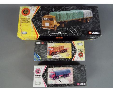 Corgi - Three boxed Limited Edition diecast model trucks from the Corgi 'British Road Services' range. Lot consists of CC1260