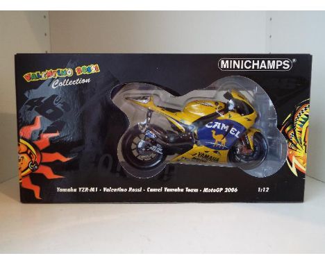 Minichamps Valentino Rossi Collection - a 1:12 scale diecast model Yamaha YZR-M1, MotoGP 2006, appears mint in box # 122 0630