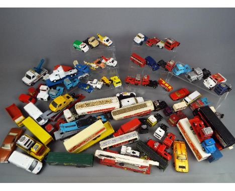 Corgi, Matchbox and Others - In excess of 60 unboxed diecast model vehicles in various scales. Lot includes Corgi Kojak's Bui