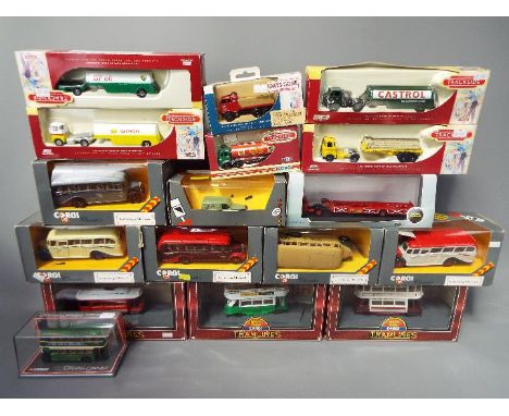 Oxford Diecast, Corgi, Corgi Trackside, Lledo Trackside - 18 boxed diecast model vehicles. Lot includes Corgi Original Omnibu
