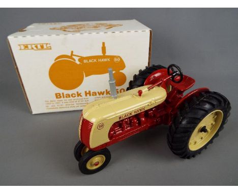 Ertl - A boxed diecast 1:16 #4138PA Black Hawk 50 tractor from Ertl's National Farm Toy Museum Dyersville Iowa Series. The mo