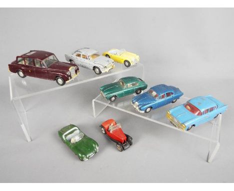 Spot-On - Eight unboxed diecast model vehicles by Spot-On. Lot includes Spot-On Rolls Royce Phantom V "Royal Occasion" in mar