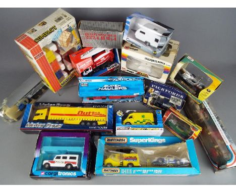 Matchbox, Corgi, Conrad, Joal, and others - A mixed collection of approximately 18 boxed diecast model vehicles. Lot includes