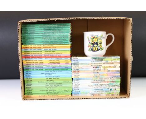 Approx. 60 Ladybird Books, to include Thomas the Tank Engine, Early Learning, Fiction etc &amp; a Teenage Mutant Ninja Turtle