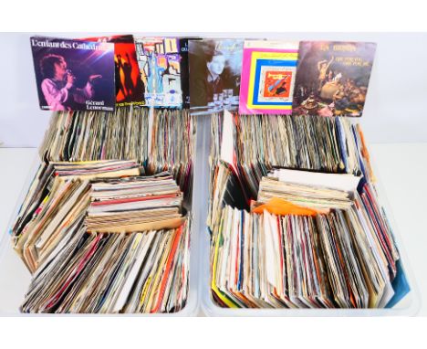 A quantity of 7" vinyl records to include George Benson, Aztec Camera, Wizzard, ZZ Top, Yes, Yazz, The Blow Monkeys, Black Bo