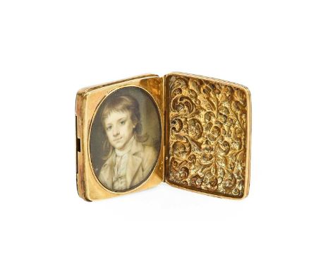 John Bogle (1746-1803): Portrait Miniature of a Young Man, believed to be Francis Napier, 8th Lord Napier of Merchistoun, wea