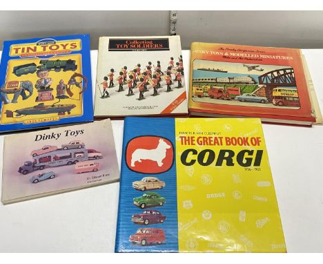 A good selection of vintage toy collectors books