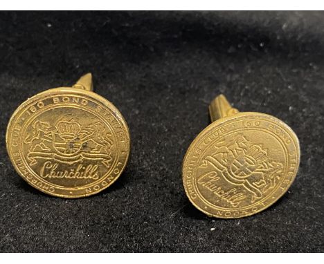 A pair of vintage Churchill club of London cufflinks