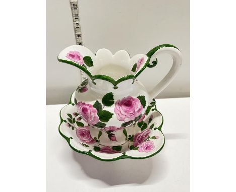A Wemys style jug and basin, shipping unavailable
