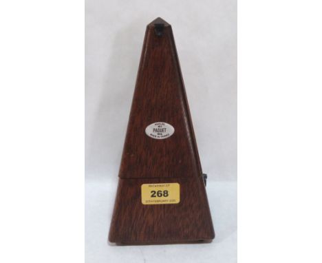 A French Paquet oak metronome
