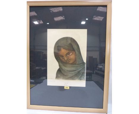 DIEGO RIVERA. SPANISH 1886-1957 The Native Girl; Indian Girl. A pair. Lithograph 17½' x 12'