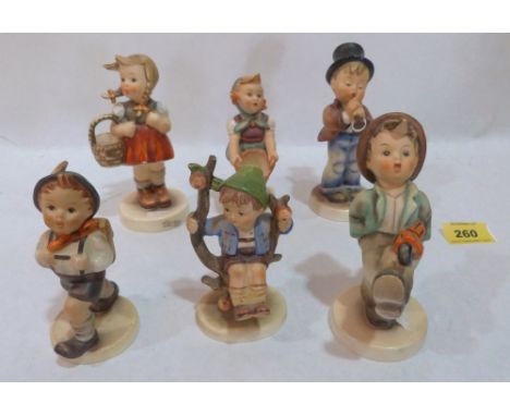 Six Goebel Hummel figures