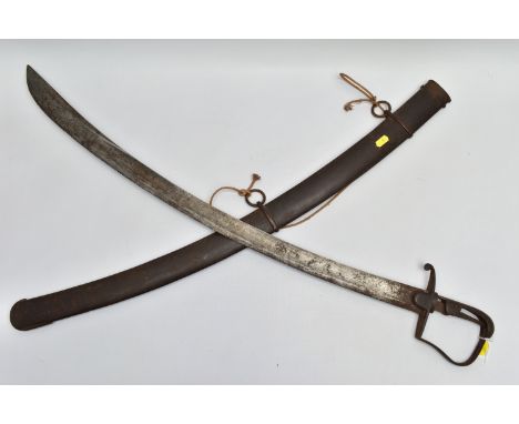 AN EXAMPLE OF A BRITISH PATTERN 1796 CAVALRY/TROOPERS SABRE, overall in poor condition with no maker marks or numbers evident