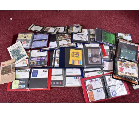 LARGE COLLECTION OF GB STAMPS AND COVERS IN ALBUMS,  Comprises GB First Day covers from 1973 to 1993, together with presentat