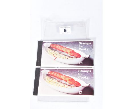 GB 1969 PRESTIGE BOOKLET 'STAMPS FOR COOKS' BOTH stapled and stitched variants, very good perforations on the rare stapled ve