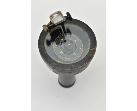 A HANDHELD RAF COASTAL COMMAND COMPASS TYPE O6A, 6A/1248 HAND BEARING COMPASS, Crowfoot marking, no case, but all complete