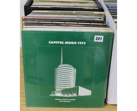 A large Collection of 70s rock and pop vinyl to include Rolling Stones and Beach Boys, All VG to EX condition 3 x Capitol mus