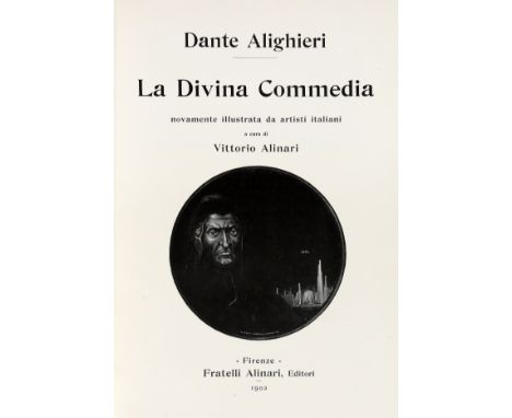 NO RESERVE Alighieri Dante. La Divina Commedia novamente illustrata da artisti italiani a cura di Vittorio Alinari. Firenze: 