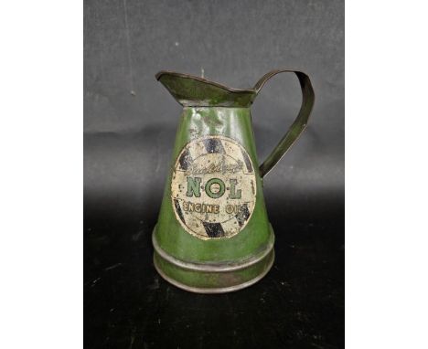 An unusual Duckhams NOL engine oil pint size pourer.