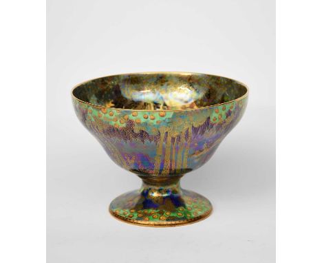 'Moonlight Fairyland' a Wedgwood Pottery Fairyland lustre Melba Centre bowl designed by Daisy Makeig-Jones, pattern no.Z.5462