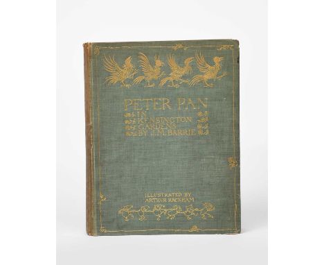 'Peter Pan in Kensington Gardens' a signed book with illustrations by Arthur Rackham, published by Hopper &amp; Stoughton, pe