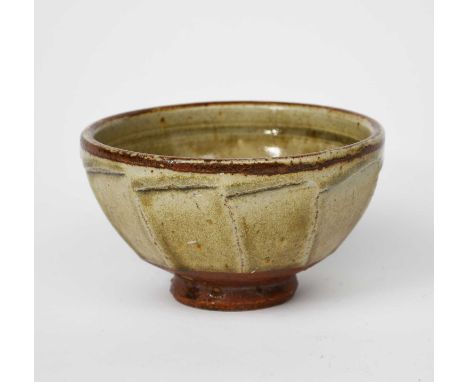 Richard Batterham (1936-2021)a small cut-sided stoneware bowl, with lavender ash glaze on slip,unsigned15cm. diam. ExhibitedR