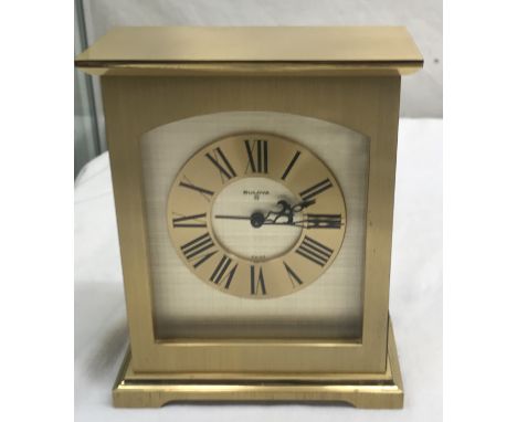 A Bulova Swiss alarm clock
