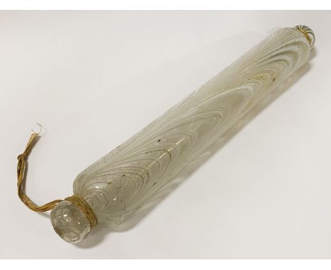 EARLY ART GLASS ROLLING PIN