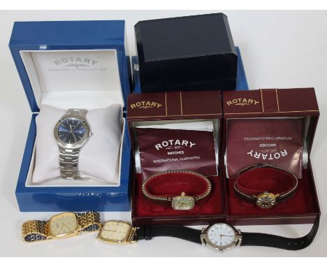 A mixed lot of watches including Rotary, Sekonda etc.  