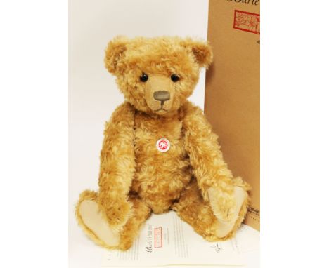 A Steiff "Baerle 43 PAB 1904", limited edition to 2004 no44, mohair teddy bear complete with box and certificate. 