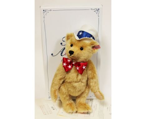 My First Steiff Teddy Bear Beige Soft Toy and Toffee Moon 