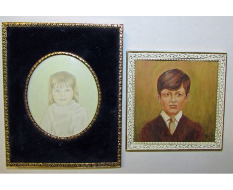 JOAN PATRICIA CARTER (1923-2015), MEMBER OF THE ROYAL MINIATURE SOCIETY AND THE SOCIETY OF WOMEN ARTISTS, 4 ASSORTED PORTRAIT