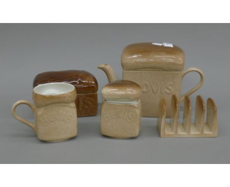 A quantity of Carltonware Hovis novelty ceramics.