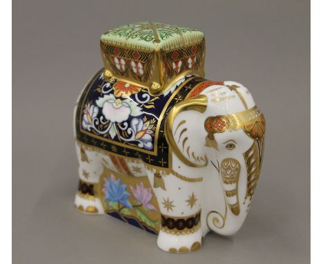 A Royal Crown Derby Raj paperweight. 14.5 cm high.