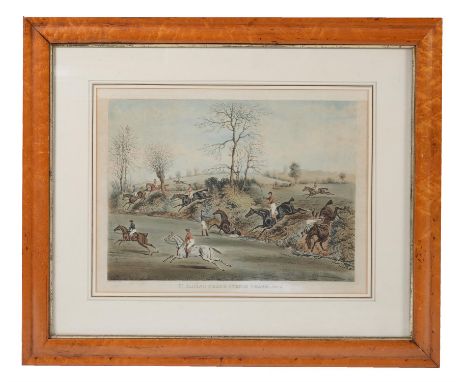 After R. PollardSt Albans Grand Steple Chase, Plate 1aquatint, together with plates 2-4,31.5 x 43.5cm (12 3/8 x 17 1/8in).(4)