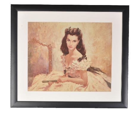 A set of four American Gone With The Wind 'portrait style' display posters, 1960s re-release, M.G.M., first released 1939, li