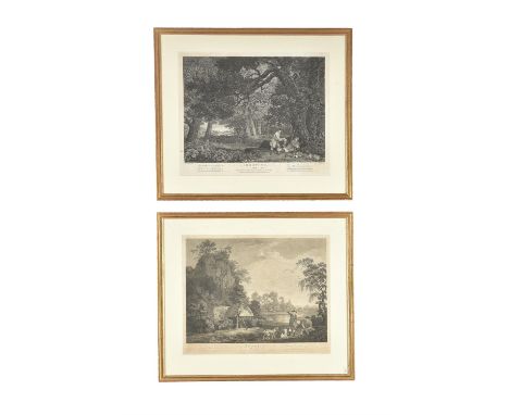 A set of four shooting engravings by William Woolett after George Stubbs A. R. A. 44 x 56cm, framed Provenance: Purchased by 
