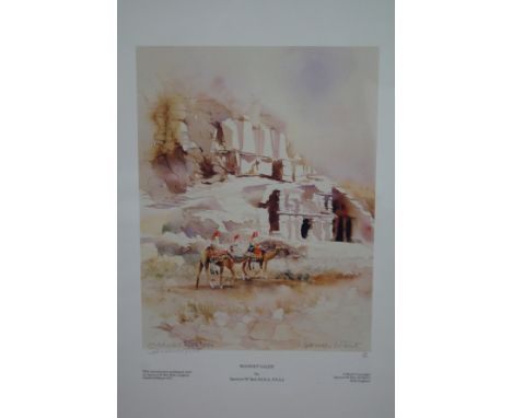 Limited edition framed print Madinet Saleh by Spencer W. Tart, R.I.B.A., F.S.A.I. signed in pencil 