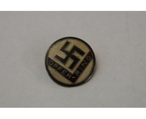 Enamel swastika badge 