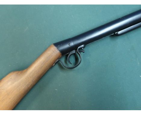 Militia push button lock .177 smooth bore brake barrel air rifle, circa 1930 