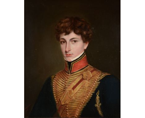 Jivan Ram, Raja (fl. 1825-1840) - Portrait of Lieutenant Jasper Trower, of the Bengal Horse Artillery Oil on canvas Signed an