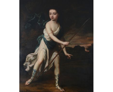 Jonathan Richardson (1665-1745) - Portrait of a Young Boy Oil on canvas 126 x 101 cm. (49 1/2 x 39 3/4 in) Provenance:  Sale.
