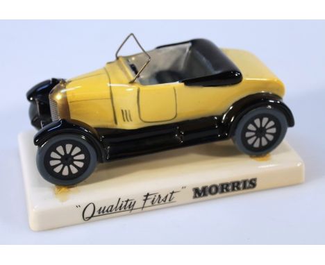 A Carltonware bull-nose Morris open top vintage car, printed marks beneath, 14cm wide.