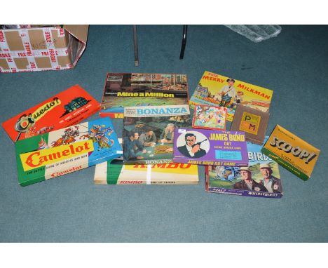 Vintage Board Games Including James Bond etc. 
