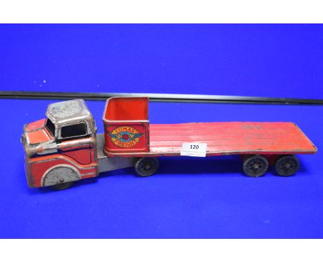 Marx Toys Tinplate Wagon with Trailer