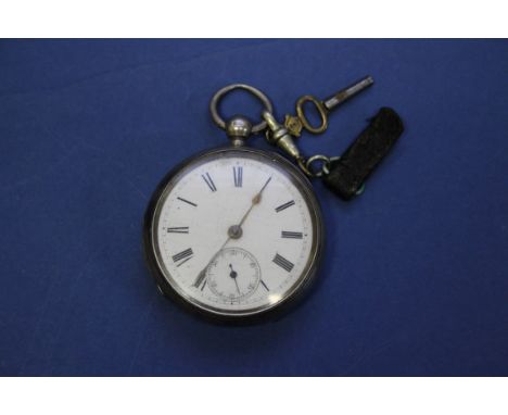 Two silver pocket watches; together with a gold plated pocket watch; and various loose movements.